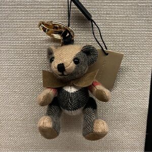 Cashmere Burberry Thomas the Bear Purse Charm/Keychain NIB